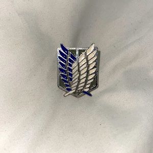 Attack on titan enamel pin